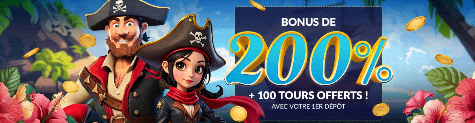 Offre de bienvenue Lucky Treasure Casino 120% jusqu'à 1200€